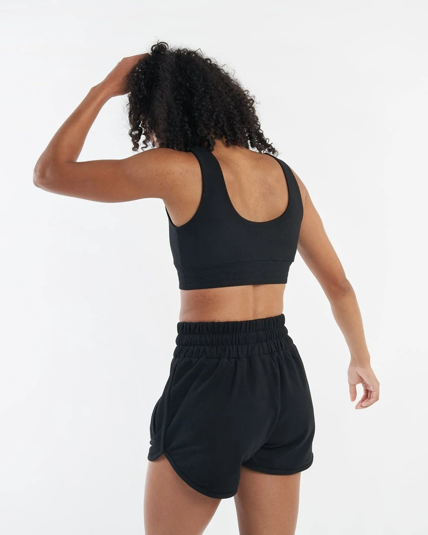 BOXRAW Women Best Sellers Kim Crop Top - Black 4 BOXRAW Women Best Sellers Kim Crop Top - Black