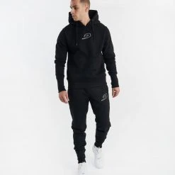 BOXRAW Men Dempsey Hoodie - Black Clothing 23 BOXRAW Men Dempsey Hoodie - Black Clothing