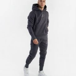 BOXRAW Men Clothing Dempsey Hoodie - Charcoal