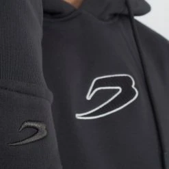 BOXRAW Men Clothing Dempsey Hoodie - Charcoal