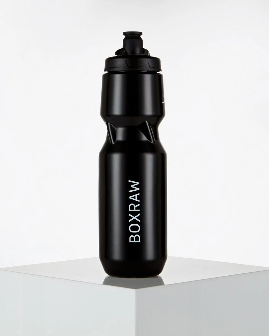 BOXRAW Accessories Boxing Essentials BOXRAW 1L Water Bottle - Black 2 BOXRAW Accessories Boxing Essentials BOXRAW 1L Water Bottle - Black