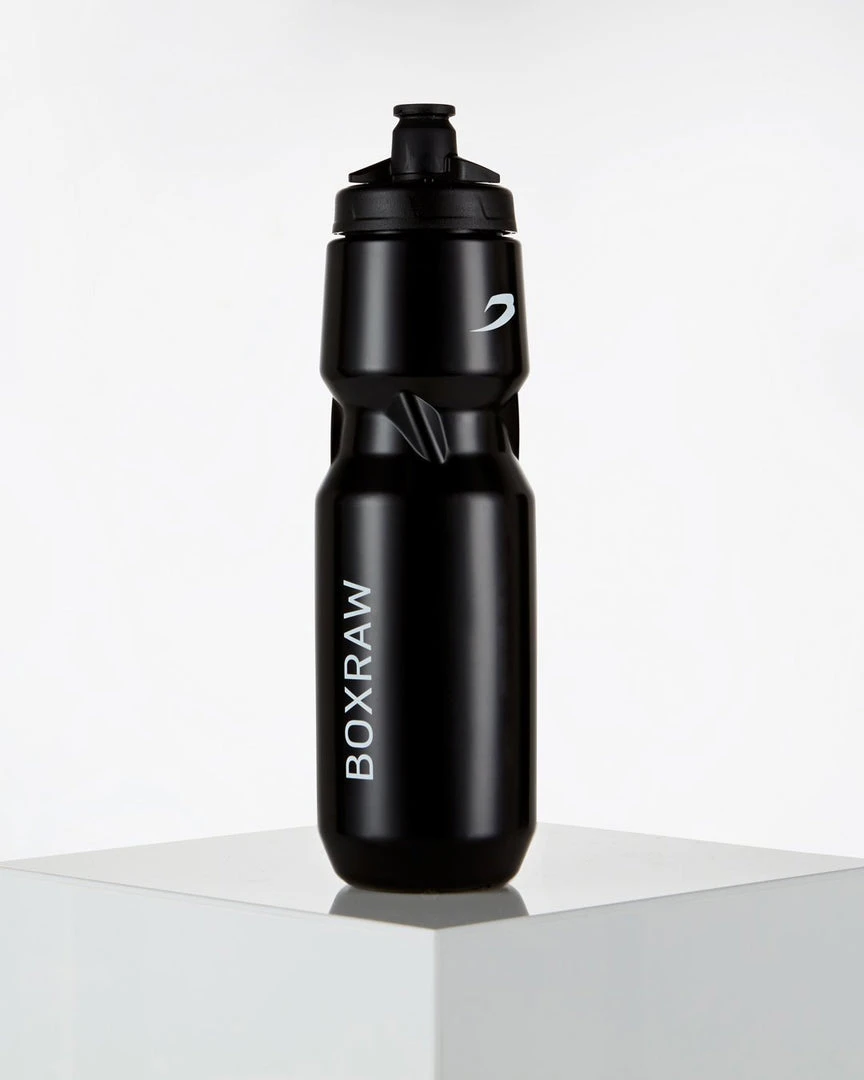 BOXRAW Accessories Boxing Essentials BOXRAW 1L Water Bottle - Black 1 BOXRAW Accessories Boxing Essentials BOXRAW 1L Water Bottle - Black