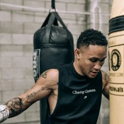 BOXRAW Men Chasing Greatness Muscle Tank - Black 17 BOXRAW Men Chasing Greatness Muscle Tank - Black