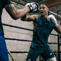 BOXRAW Men Pep Shorts (2-In-1 Training Tights) - Green/White Clothing