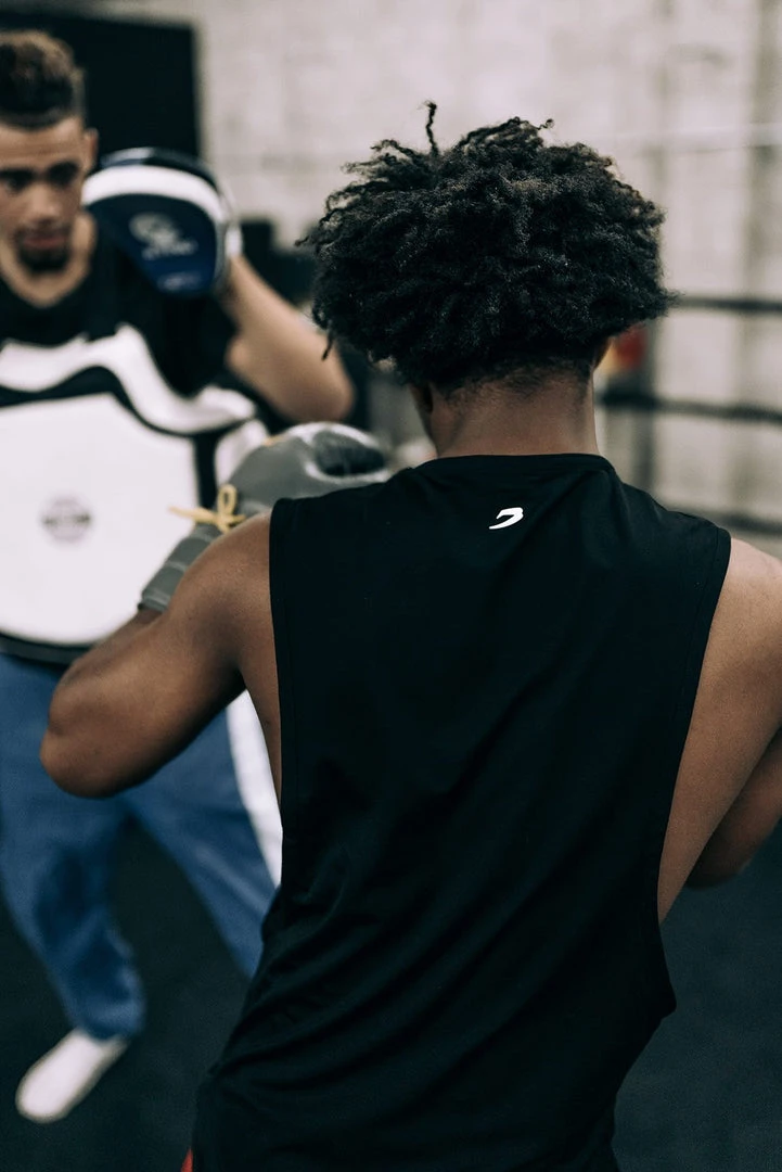 BOXRAW Men SMRT-TEC Muscle Tank - Blue Clothing 10 BOXRAW Men SMRT-TEC Muscle Tank - Blue Clothing