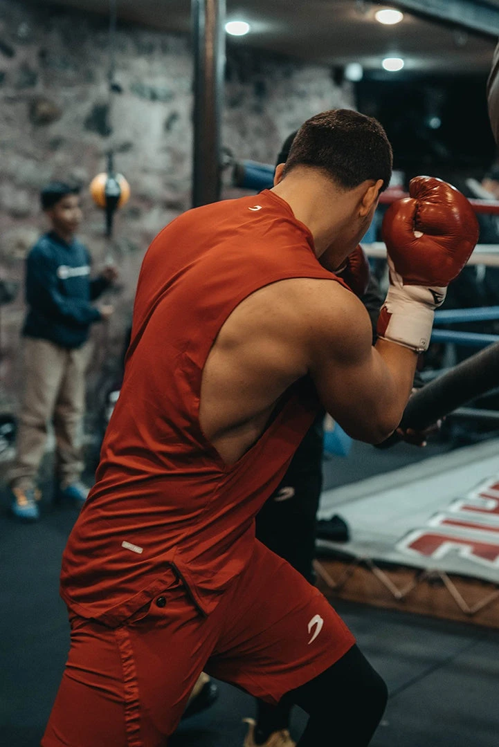 BOXRAW Men Clothing SMRT-TEC Muscle Tank - Red 11 BOXRAW Men Clothing SMRT-TEC Muscle Tank - Red