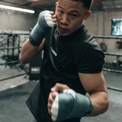 BOXRAW Men Clothing SMRT-TEC T-Shirt - Black