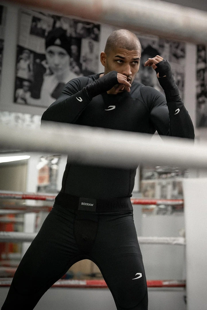 BOXRAW Men Clothing Saddler Compression Tights - Black 10 BOXRAW Men Clothing Saddler Compression Tights - Black