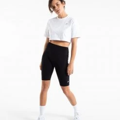 BOXRAW Women Cropped Strike T-Shirt - White