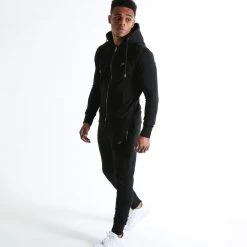 BOXRAW Men Marciano Zip Hoodie - Black
