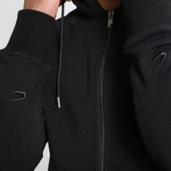 BOXRAW Men Marciano Zip Hoodie - Black