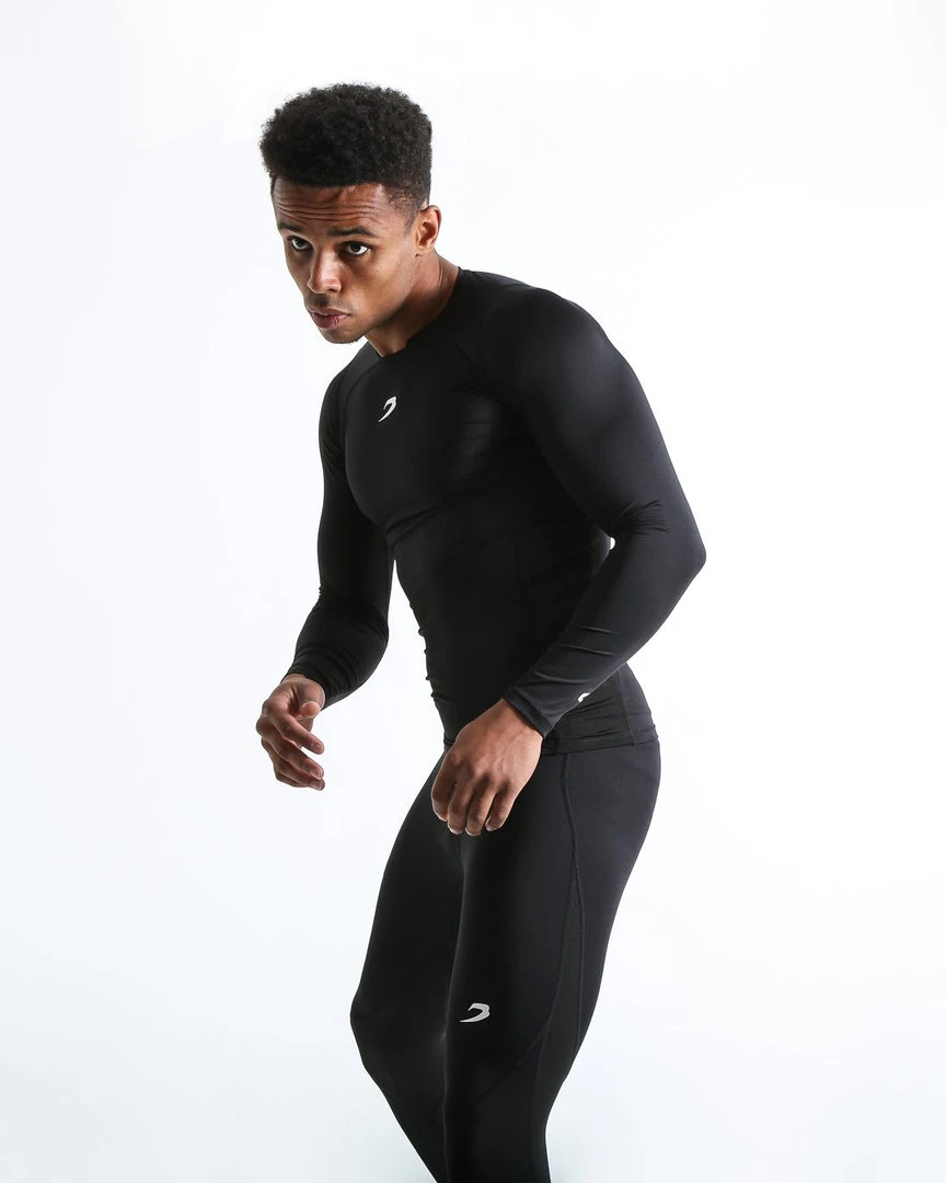 BOXRAW Men Clothing Saddler Compression Top - Black 3 BOXRAW Men Clothing Saddler Compression Top - Black