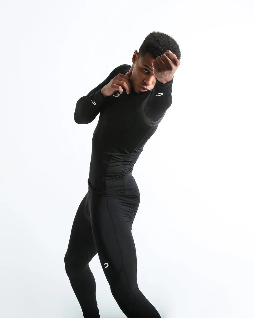 BOXRAW Men Clothing Saddler Compression Top - Black 4 BOXRAW Men Clothing Saddler Compression Top - Black
