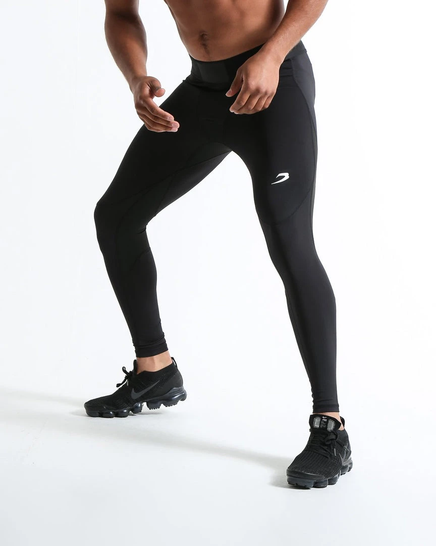 BOXRAW Men Clothing Saddler Compression Tights - Black 3 BOXRAW Men Clothing Saddler Compression Tights - Black